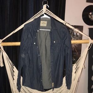 Denim hollister jacket